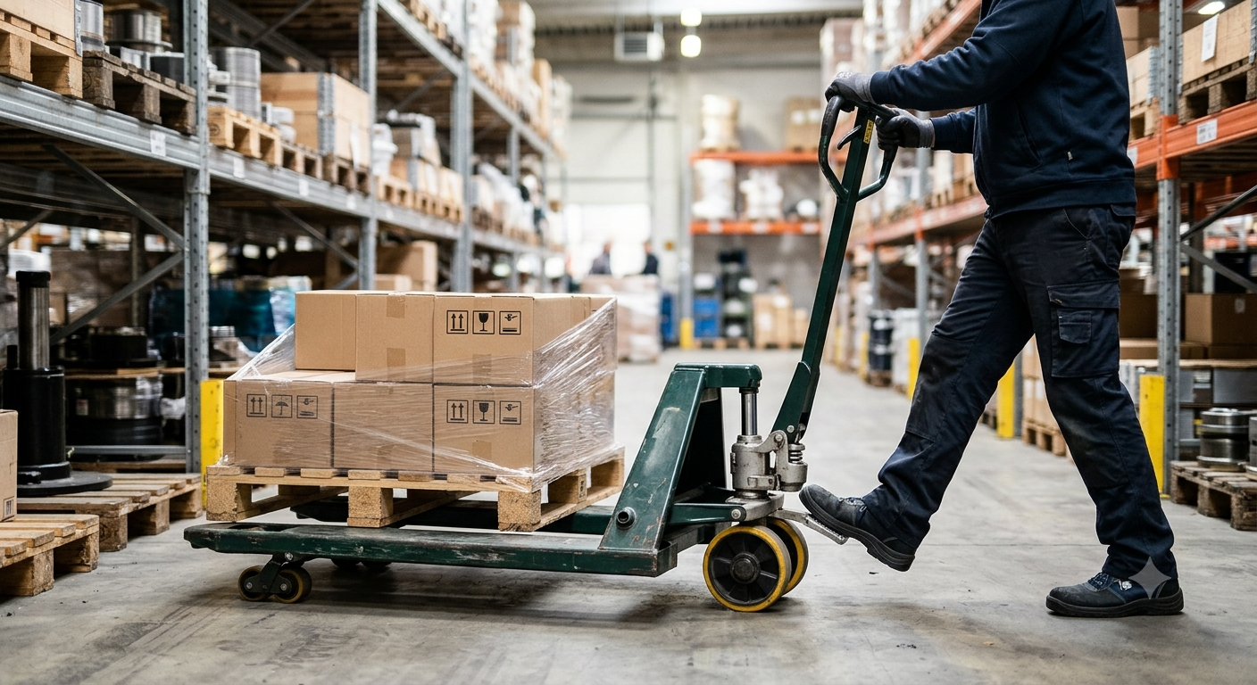 Đặc điểm cấu tạo và ứng dụng của xe nâng tay thấp
