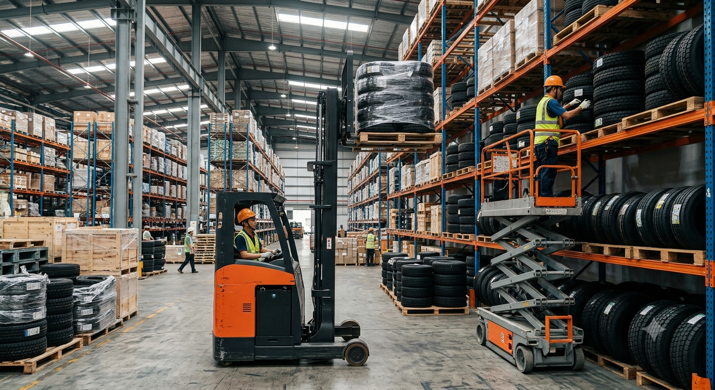 Dựa vào chiều cao nâng và không gian lưu trữ thực tế